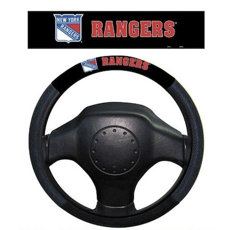 Fremont Die 88504 New York Rangers Poly-Suede Steering Wheel Cover